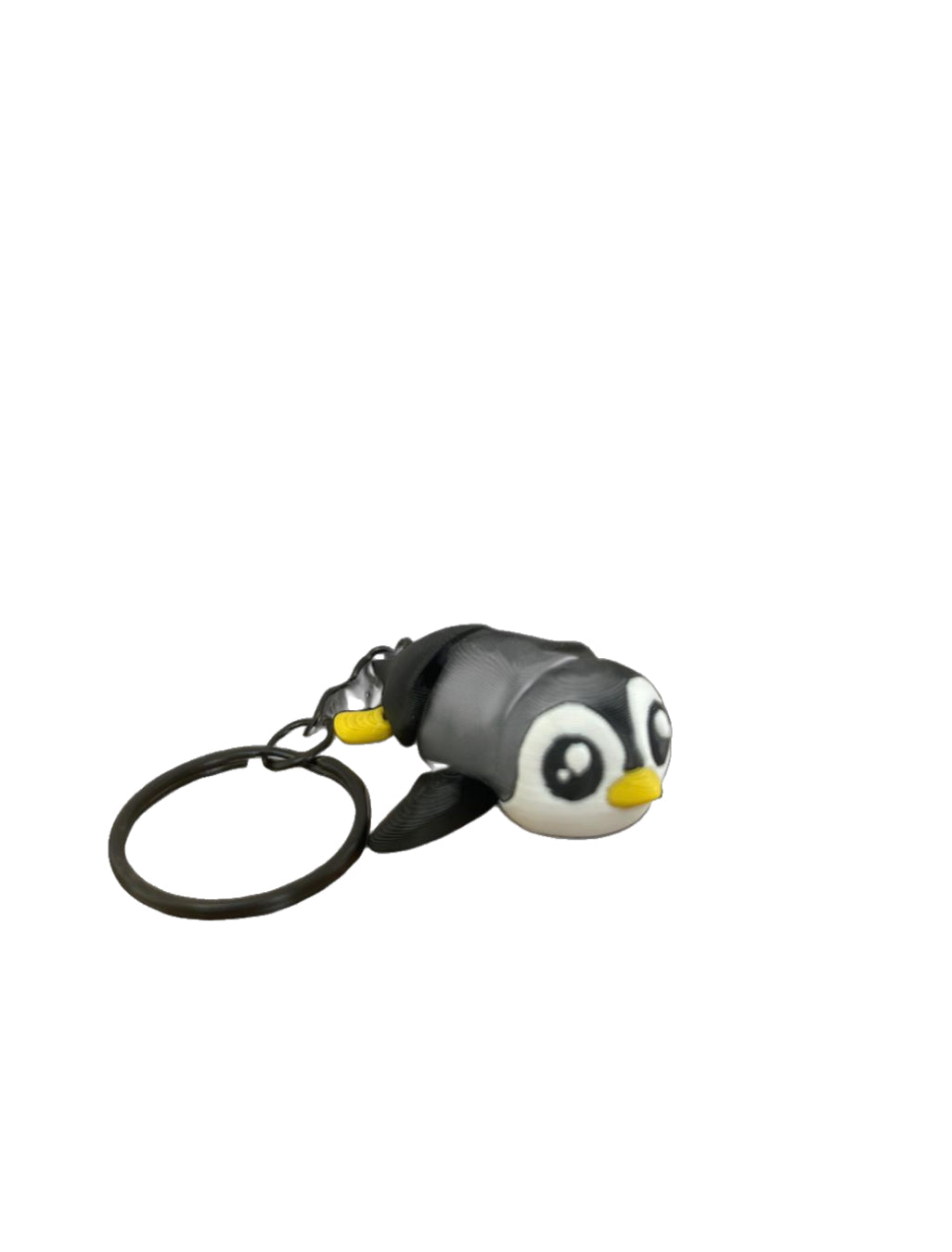 Articulated Penguin 3d printed keyring
