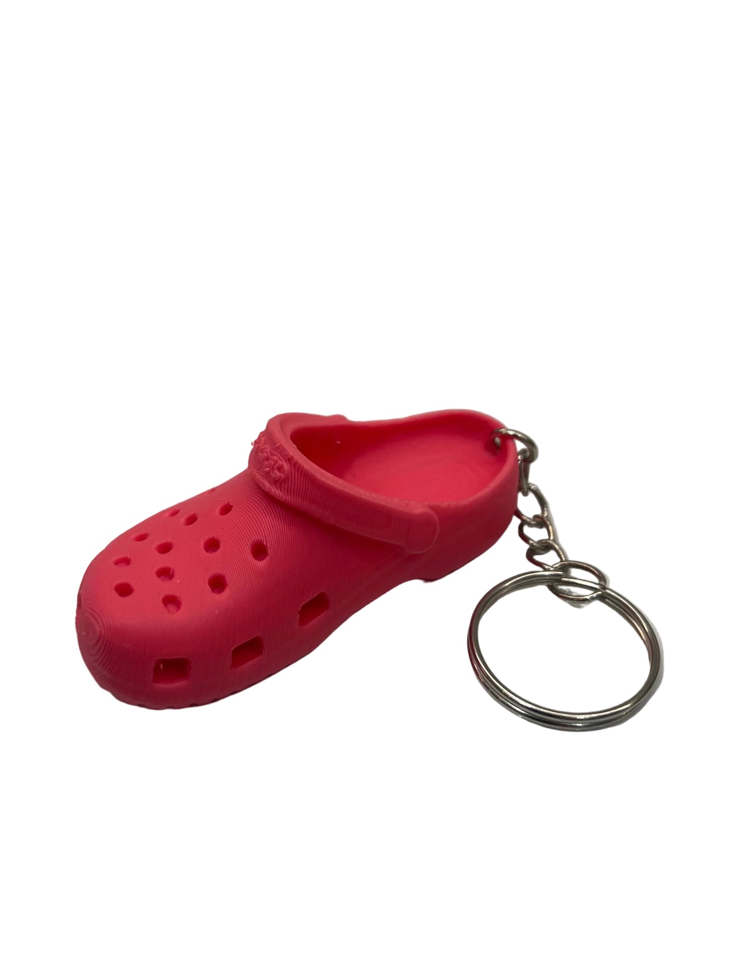 3D Printed Croc inspired – Mini Keychain – Pink