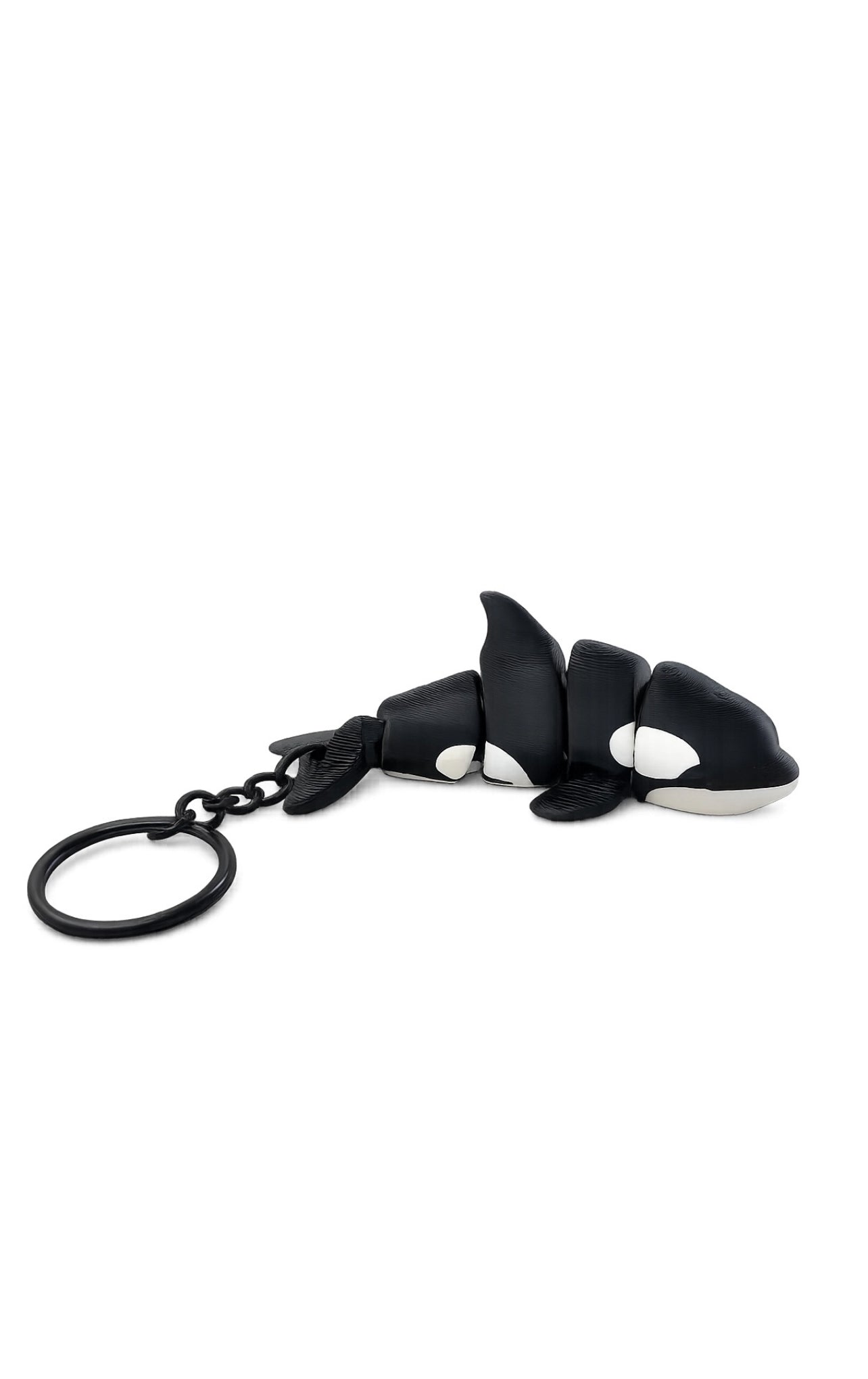 Articulated Orca 3D Printed Keyring