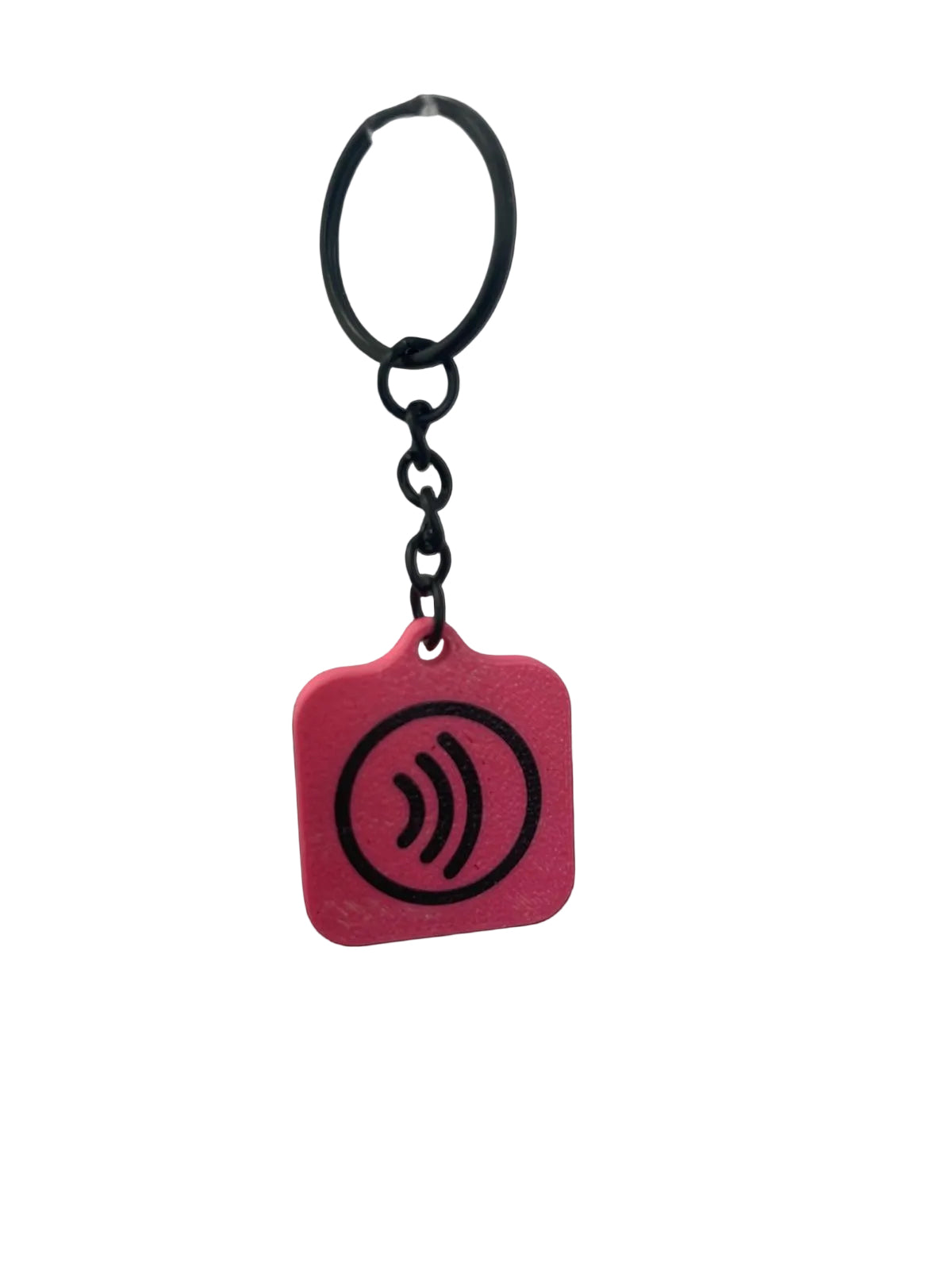 3D Printed NFC Instagram Keychain – Custom Programmable Social Media Tag